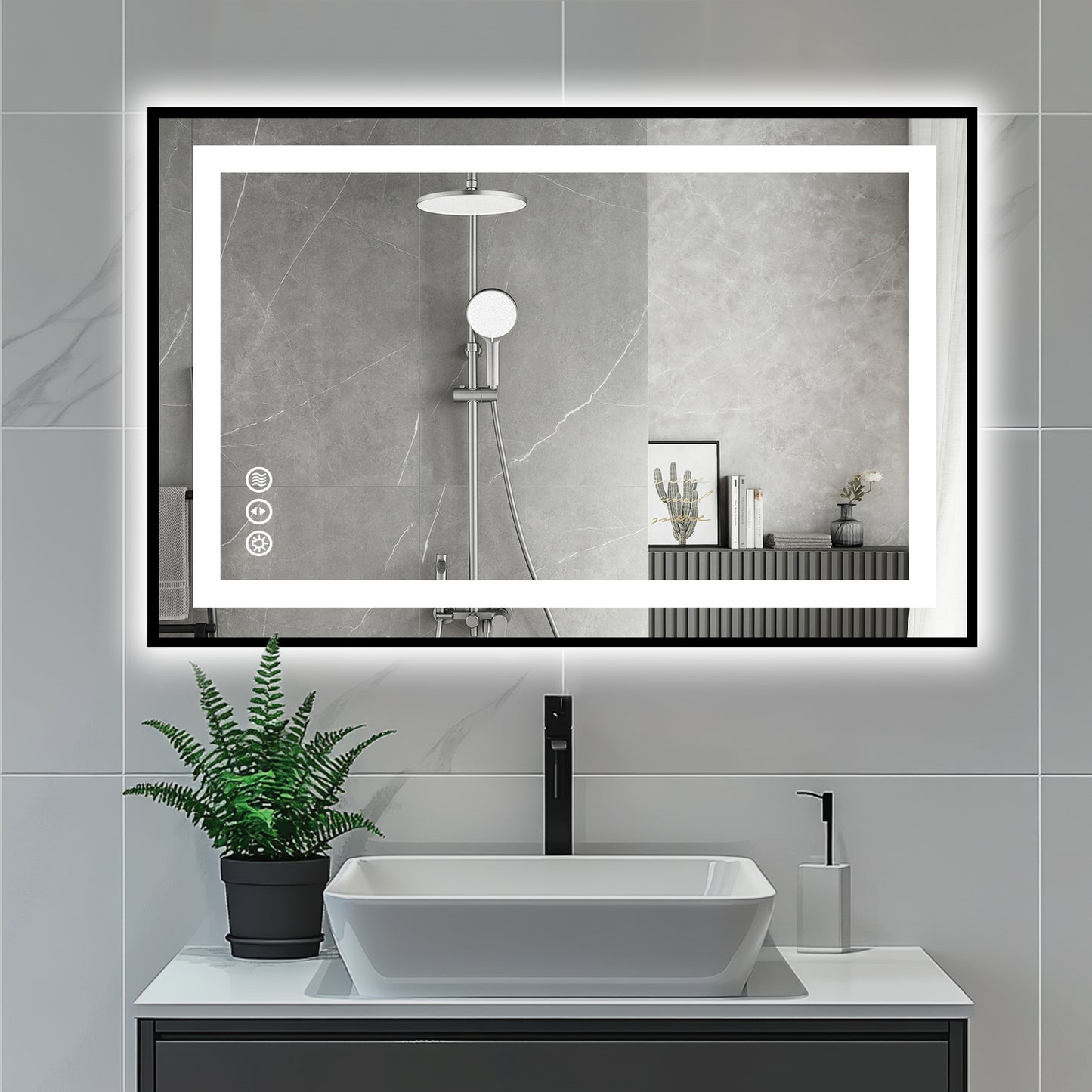 LED with Black Frame Small Size