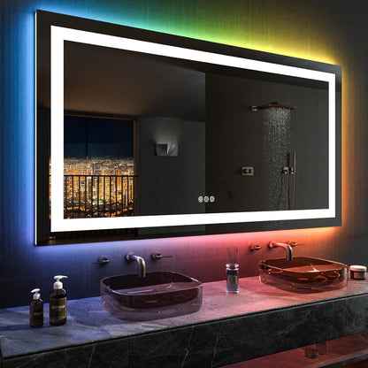 RGB Mirror with Front & Backlit Large Size