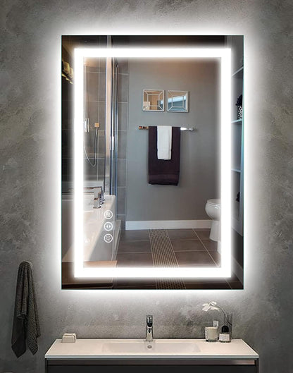 LED Mirror with Front & Backlit Small Size