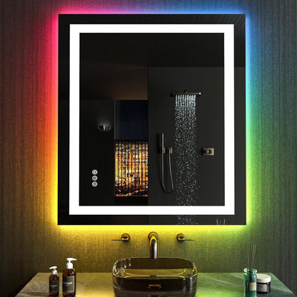 RGB Mirror with Front & Backlit Small Size