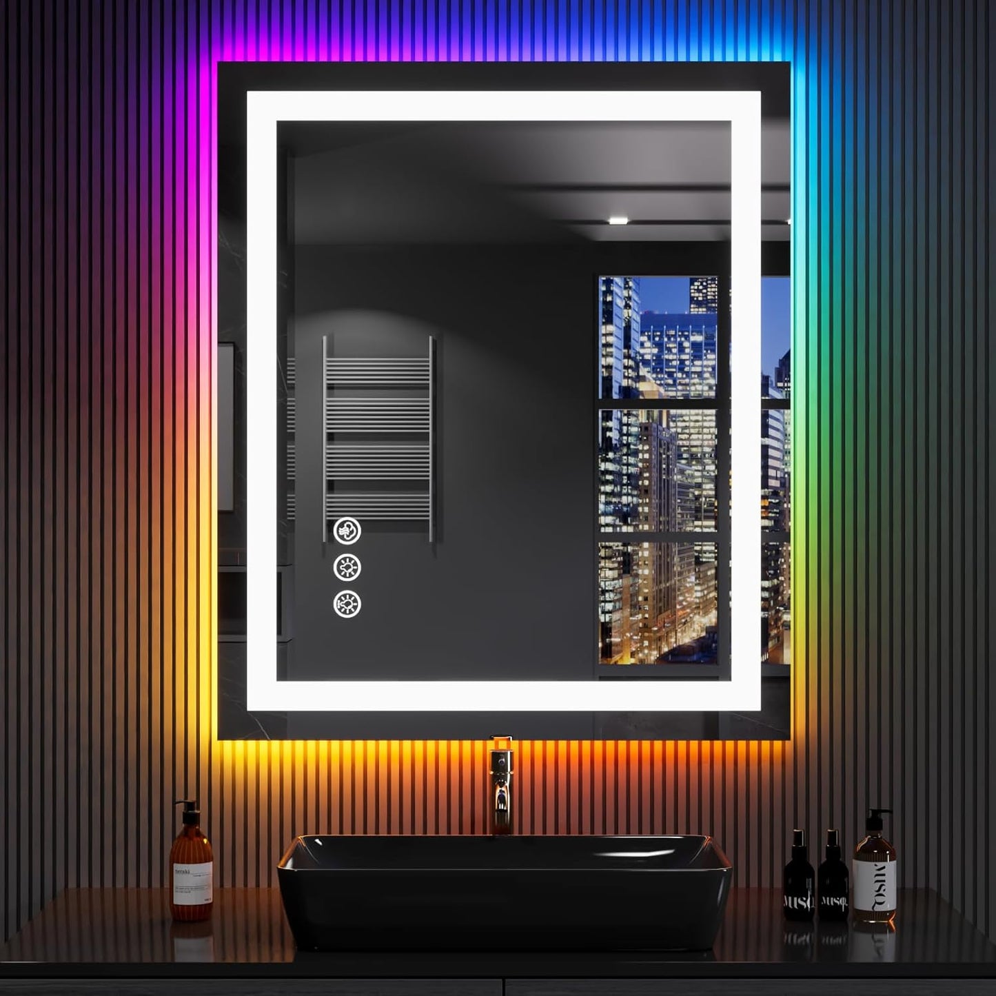 RGB Mirror with Front & Backlit Small Size