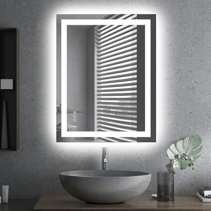 LED Mirror with Front & Backlit Small Size