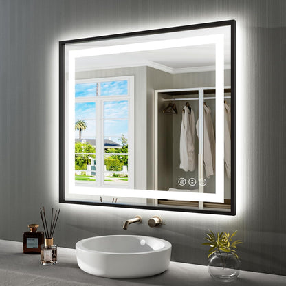 LED With Black Frame Middle Size